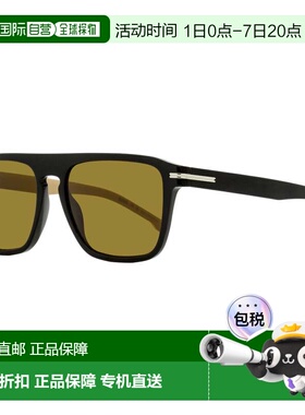 自营Boss Men's Flat Top Sunglasses B1599/S 80770 Black/Biege