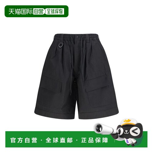 自营Y-3 Cotton Bermuda Men's Shorts - black 美国奥莱直发