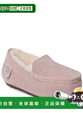 自营dearfoamsEZ Feet Women's Genuine Suede Moccasin House Sh
