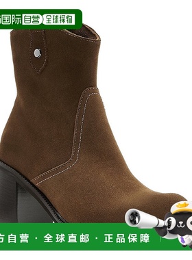 自营La Canadienne Bessie防水绒面短靴-棕色 美国奥莱直发