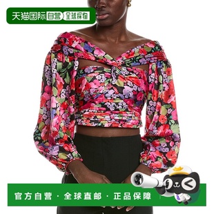 泡泡袖 Francis 短款 上衣 美国奥莱直发 自营 黑色 AMUR