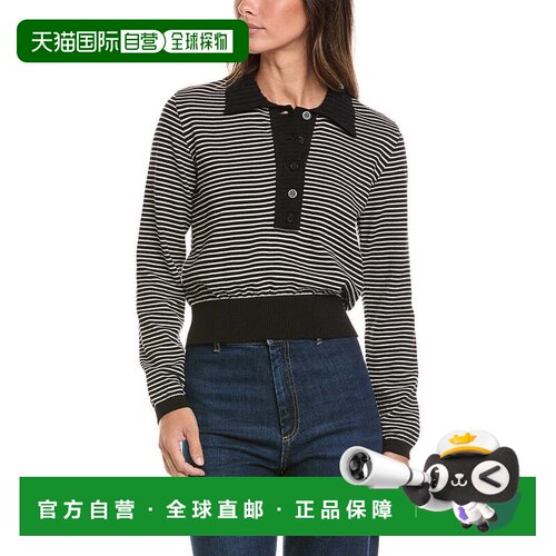 自营FRAME Denim The Graduate毛衣-黑色 美国奥莱直发针织衫