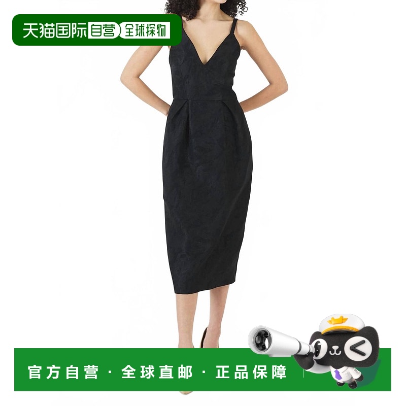 自营 rosie assoulin黑色郁金香裙 美国奥莱直发连衣裙