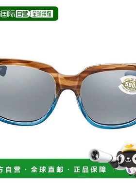 自营Costa Del Mar WATERWOMAN Gray Silver Mirror Polarized Po