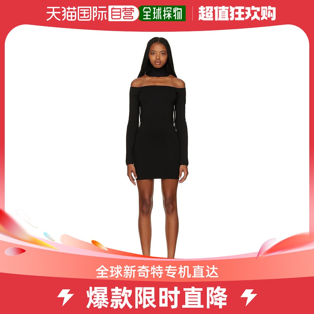 美国直邮GAUGE81女士连衣裙挂脖短裙针织