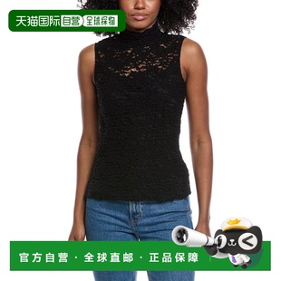 自营Theory Mock Neck T-Shirt - black 美国奥莱直发上衣针织衫