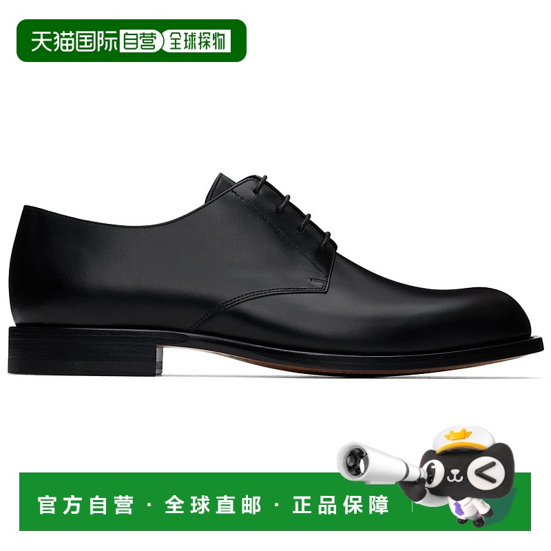 1h可退 香港直邮潮奢 The Row 男士 黑色 Novus 德比鞋 F2068LS65