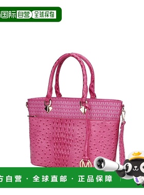 自营mia k collectionGrace Signature and Croc Embossed Tote H