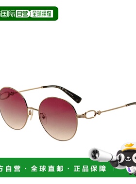 自营Longchamp Women's 57mm Gold Khaki Sunglasses - gold khak
