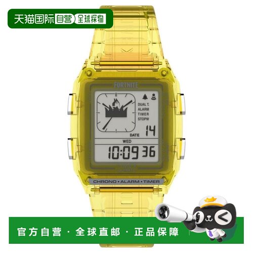 自营Timex Men's Fortnite Black Dial Watch - black 美国奥莱直