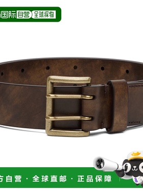 1h可退 香港直邮潮奢 AURALEE 女士 棕色 Two-Hole Buckle 腰带 A