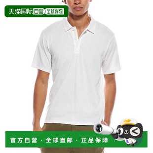 自营rag & bone Classic Slub Jersey Polo Shirt - white 美国奥