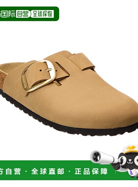 自营 Birkenstock Boston Big Buckle 窄款皮革木屐 - 绿色 美国