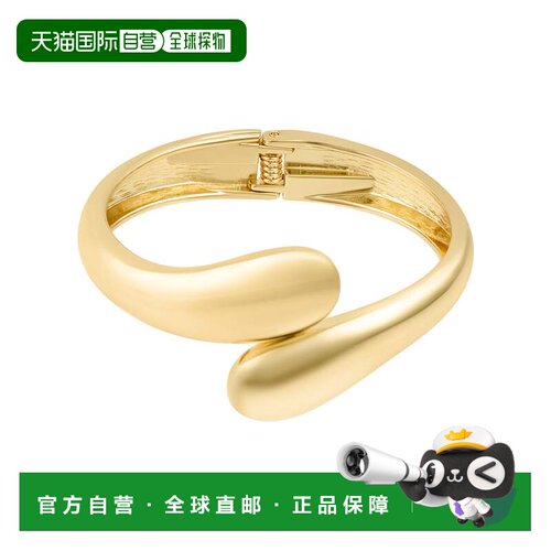 自营adorniaGold Plated Overlapping Cuff - gold 美国奥莱直发