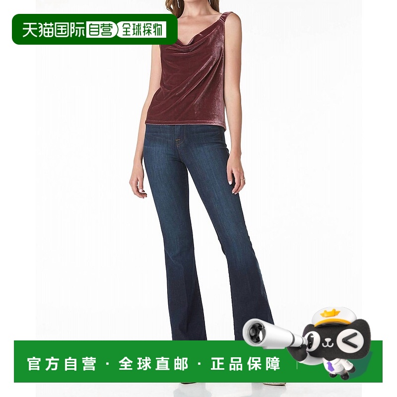 自营 tart collections温莎酒红色蕨类植物天鹅绒上衣 - 温莎酒红