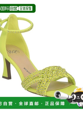 【美国直邮】impo 女士 凉鞋进口舒适编织高跟鞋真皮搭扣