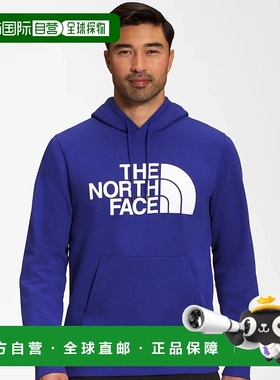 自营 The North Face Half Dome男子蓝白色长袖套头衫UPS-蓝色 美