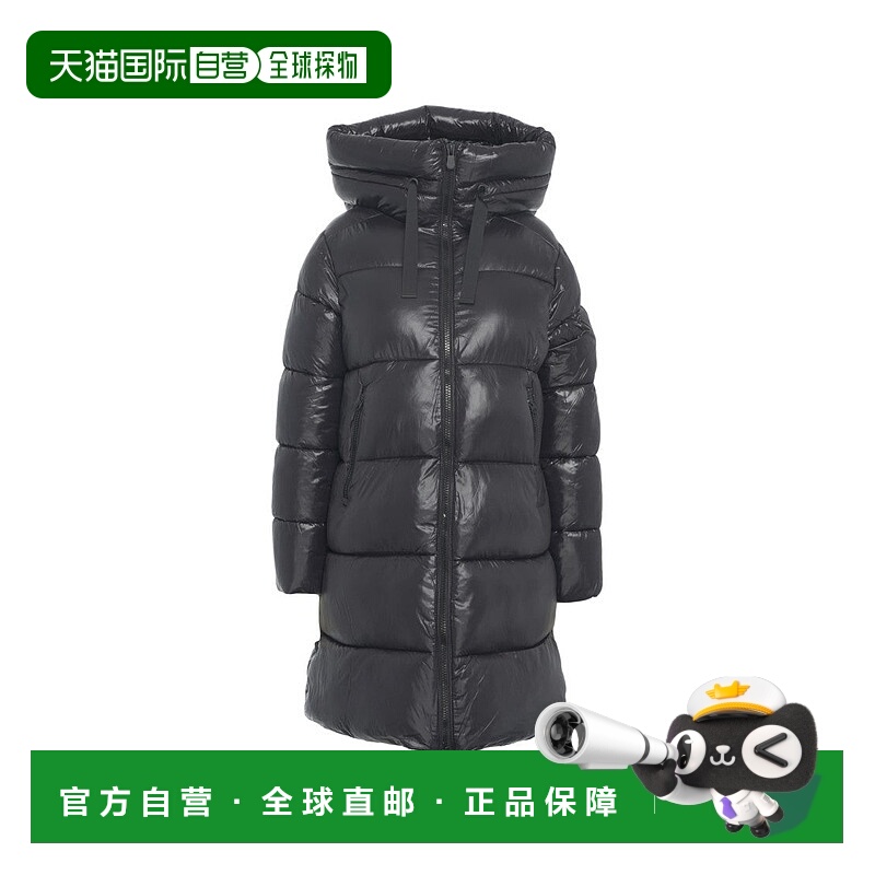 自营save the duckLong Quilted Down Jacket With High Collar A