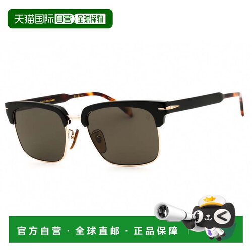 自营david beckhamDB 1119/G/S 0XWY IR Black Havana Gold/Grey