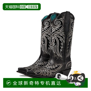 Z5209 舒适优 美国直邮 饰 真皮刺绣铆钉装 女士时装 Corral 靴