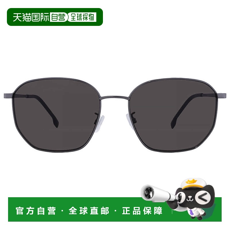 自营Hugo Boss Grey Geometric Men's Sunglasses BOSS 1673/F/SK