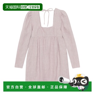 F6821 直方领口连衣裙 1h可退 香港直邮Ganni