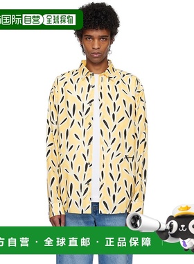 1h可退 香港直邮潮奢 Jacquemus 男士 黄色 & 黑色 The Simon 衬