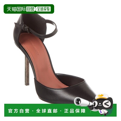 自营AMINA MUADDI Angelica 95 皮革高跟鞋 - 黑色 美国奥莱直发