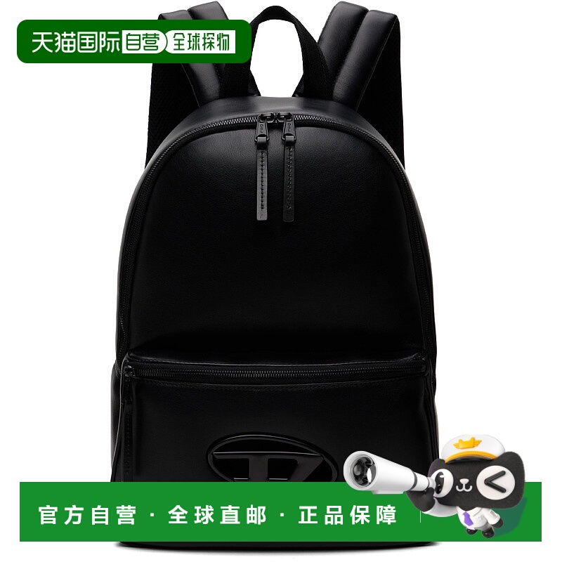 香港直邮潮奢 Diesel 迪赛 男士 黑色 Holi-D M 双肩包 X10263P59