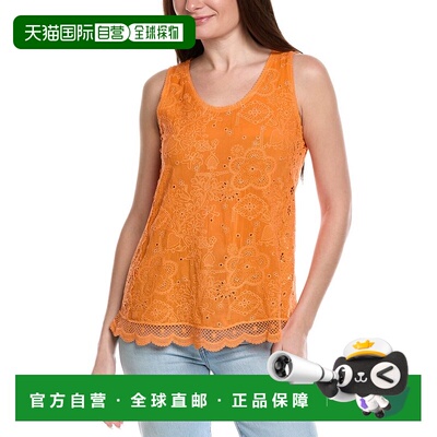 自营Johnny Was Wayne Tank - red 美国奥莱直发