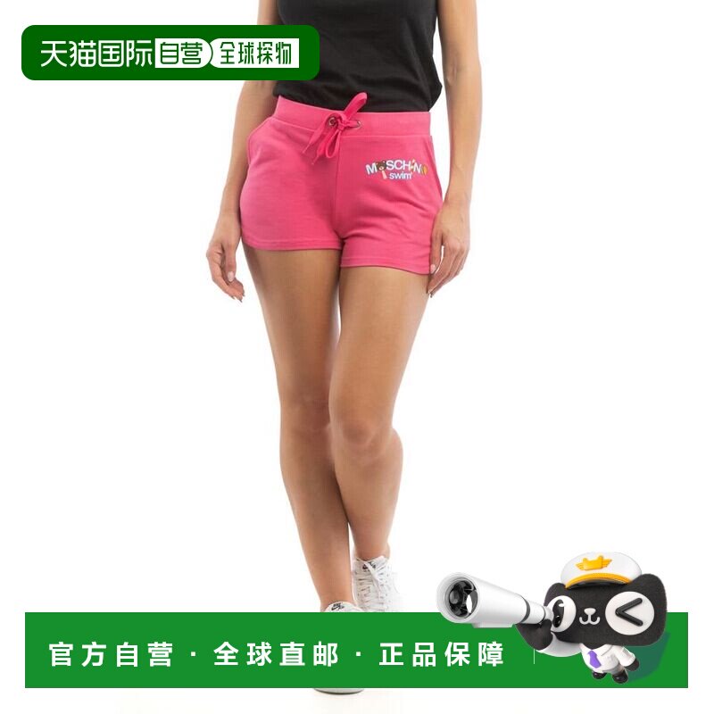 自营Moschino Cotton Women's Shorts - fuchsia 美国奥莱直发图片