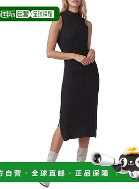 自营PAIGE Zariah Wool-Blend Dress - black 美国奥莱直发连衣裙