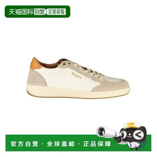 自营Blauer Leather Men Men's Sneaker - white 美国奥莱直发