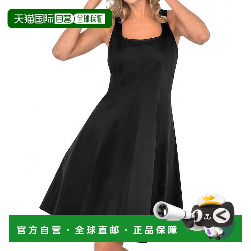 自营 gretchen scottFontien黑色连衣裙 美国奥莱直发