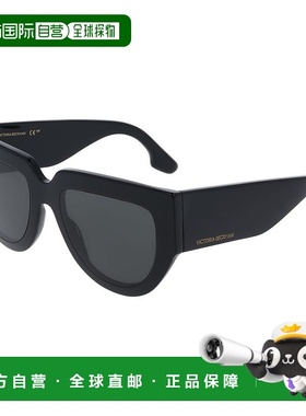 自营Victoria Beckham Acetate Women's Sunglasses - black 美国