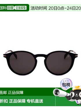 自营david beckhamDb 1032/F/S Round Acetate Sunglasses - grey