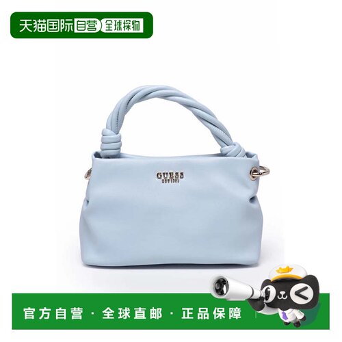 自营guessWoven Handle Crossbody Bag - Light Blue - blue 美国
