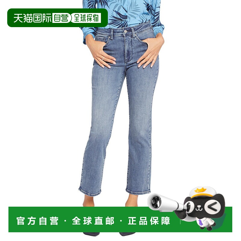 自营NYDJ womens  Petites Marilyn Higher-Rise Pristine Ankle