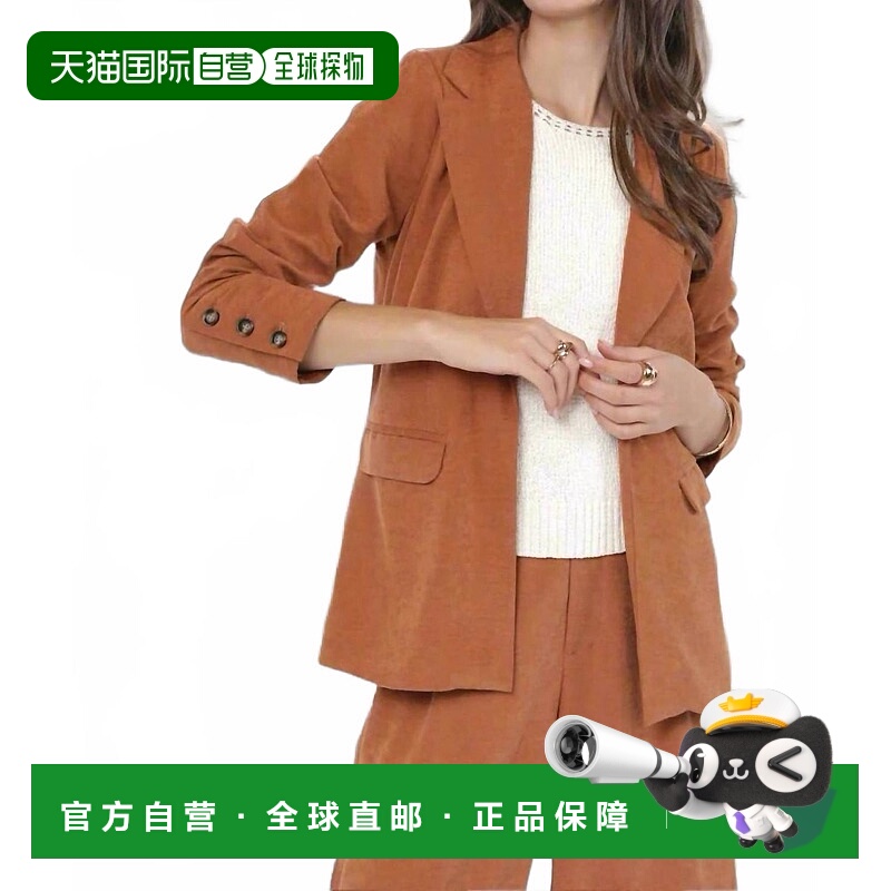 自营sadie & sageSundown Blazer In Rusty Brown - rusty brown