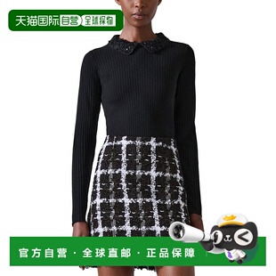 Herrera black Wool Sweater 美国奥莱直发 Woven 自营Carolina