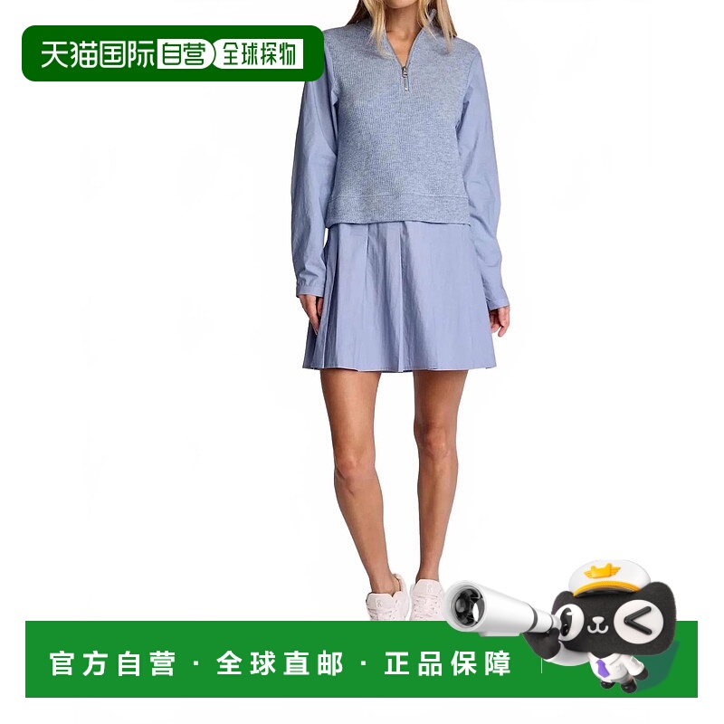 自营sundays蓝色薄雾中的猎人迷你连衣裙-蓝色薄雾 美国奥莱直发