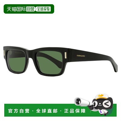自营salvatore ferragamoFerragamo Men's Rectangular Rivet Sun