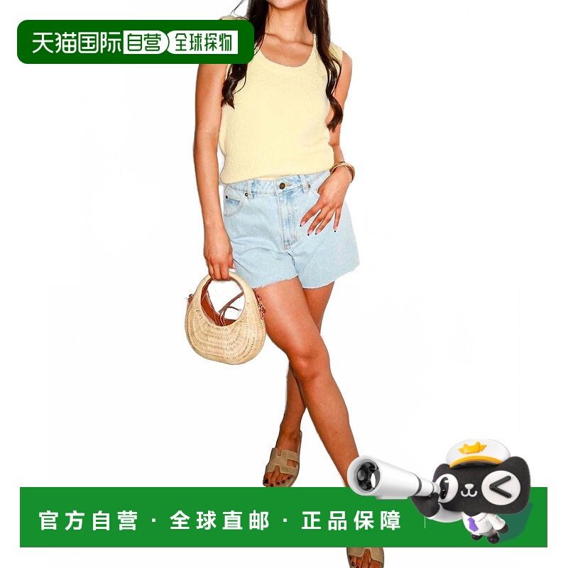 自营rolla'sMirage High Waist Shorts In Nina Blue - nina blue