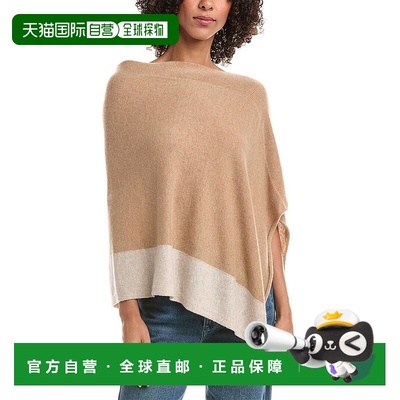 自营forteforteForte Cashmere Poncho - brown 美国奥莱直发