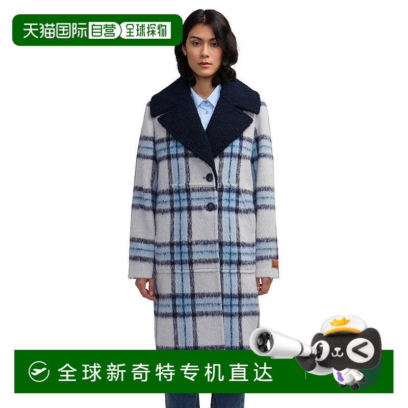 自营scotch & sodaScotch&Soda女式Alida羊毛大衣，可拆卸夏尔巴-