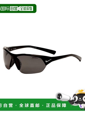 自营 Nike中性款69毫米黑色太阳镜-黑白 美国奥莱直发