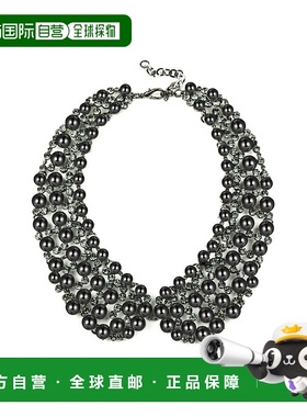自营 eye candy戴安娜声明项链 - 黑色 - 多 美国奥莱直发饰品