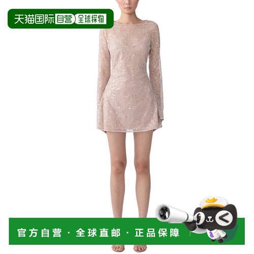 自营sau leeLee Sep连衣裙-棕褐色后 美国奥莱直发