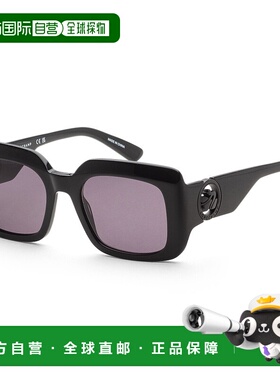 自营Longchamp女式51毫米黑色太阳镜-黑色 美国奥莱直发