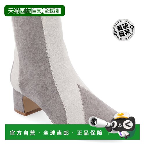 Journee Collection 女式 True Comfort 泡沫 Lucinda 短靴 - 灰